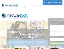 Tablet Screenshot of inadware.com.mx